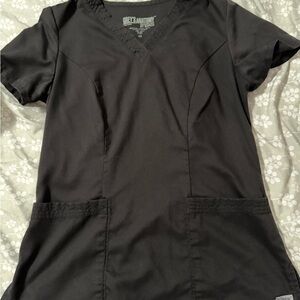 Grey's Anatomy Classic Black Scrub Top